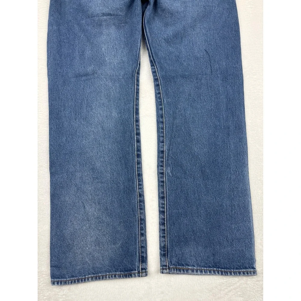 Vintage Levis 501 Mens 38x32 Jeans Light Distressed Blue Grungy Festival Denim
